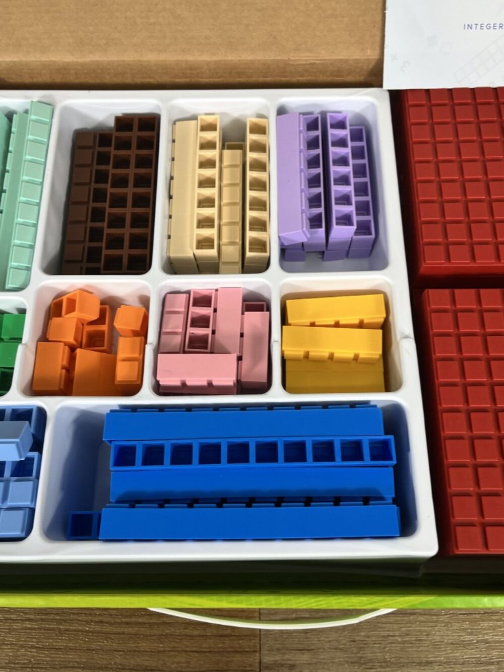 Math-U-See Manipulatives Integer Block Kit set Demme Learning Mathematics w/ Box - Picture 6 of 12
